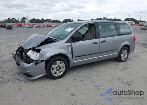 2013 Dodge Grand Caravan American Value Pkg z USA, uszkodzony, nr VIN 2C4RDGBG4DR662089